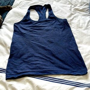 Lululemon size 10 tank top!    Amazing blue color and great for layering.